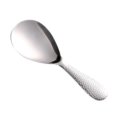 1 db sűrített rozsdamentes acél rizskanál fogantyúval, tapadásmentes főzőlapáttal nagy adagolókanál rizses konyhai eszközökhöz