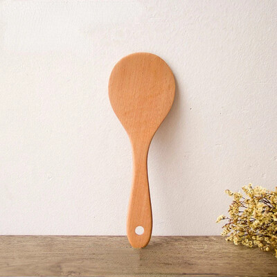 3 féle fa rizslapátos kanál Kiváló minőségű rizslapát Sushi rizslapát étkészlet kanál étkészlet konyhai kütyük