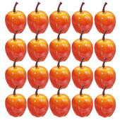 20 db szimulált kis modellek modellkészlet mesterséges alma modellek szimulációs modellek hamis díszhab élethű otthon