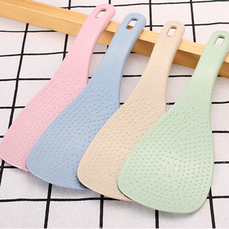 Rīsu karotes lāpstiņa, plastmasas nelipīga balto rīsu vārīšanas karote