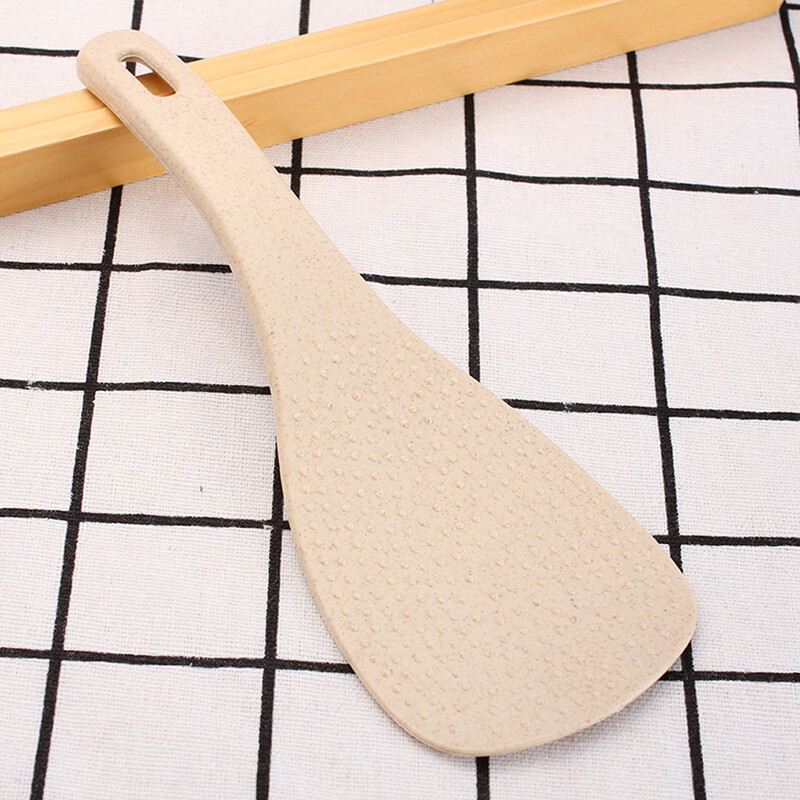 Rīsu karotes lāpstiņa, plastmasas nelipīga balto rīsu vārīšanas karote