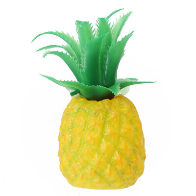 Mesterséges mini ananász szimulált gyümölcs foma ananas otthoni boltba boltba barkácsolt trópusi parti dekoráció kijelző kellékek