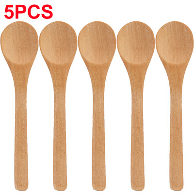 1/30db Fakanalak Hosszú nyelű Kávés Tej teáskanál Fűszerkanalak Fagylalt Mézes Kanalak Otthoni Konyhai Evőeszköz