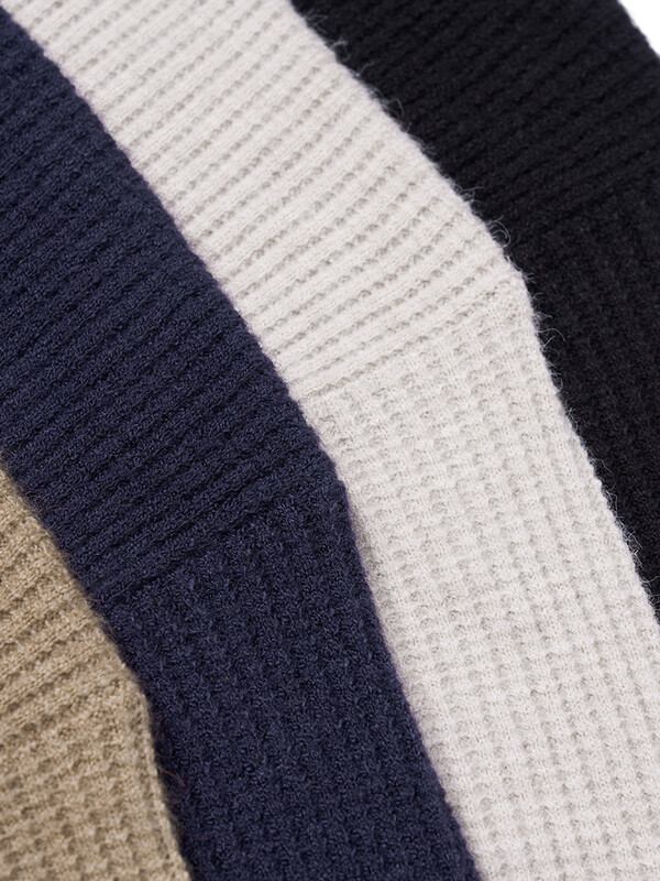 SIMWOOD 2024 őszi, téli új, normál szabású férfi kardigán, meleg, egyszerű pulóver, vintage kötöttáru