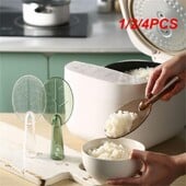 1/2/4 DB levél stílusú rizskanál konyhai magas hőmérsékletnek ellenálló tapadásmentes rizs, amelyet nem könnyű deformálni háztartásban