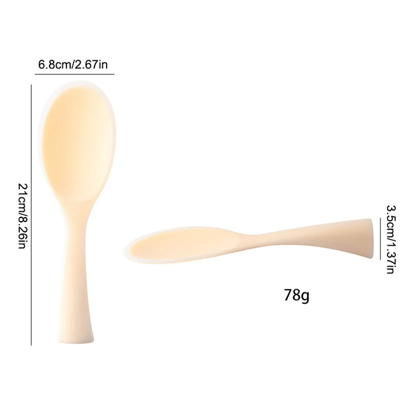 4 db szilikon rizskanál rizsfőző tálaló kanalak tapadásmentes spatula háztartási magas hőmérsékletű élelmiszerlapát konyhai edények
