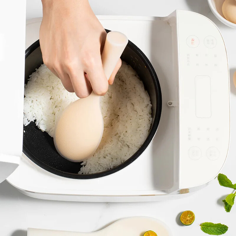 4 db szilikon rizskanál rizsfőző tálaló kanalak tapadásmentes spatula háztartási magas hőmérsékletű élelmiszerlapát konyhai edények