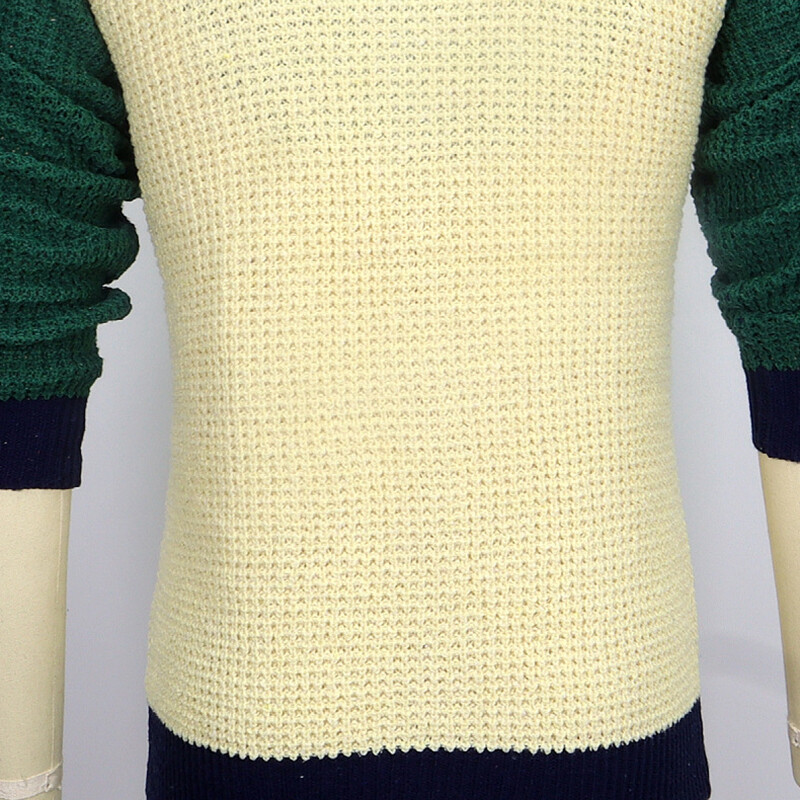 Ifjúsági férfi kötött alkalmi pulóver őszi és téli határokon átnyúló akciós kardigán pulóver durva tű gyapjúkabát