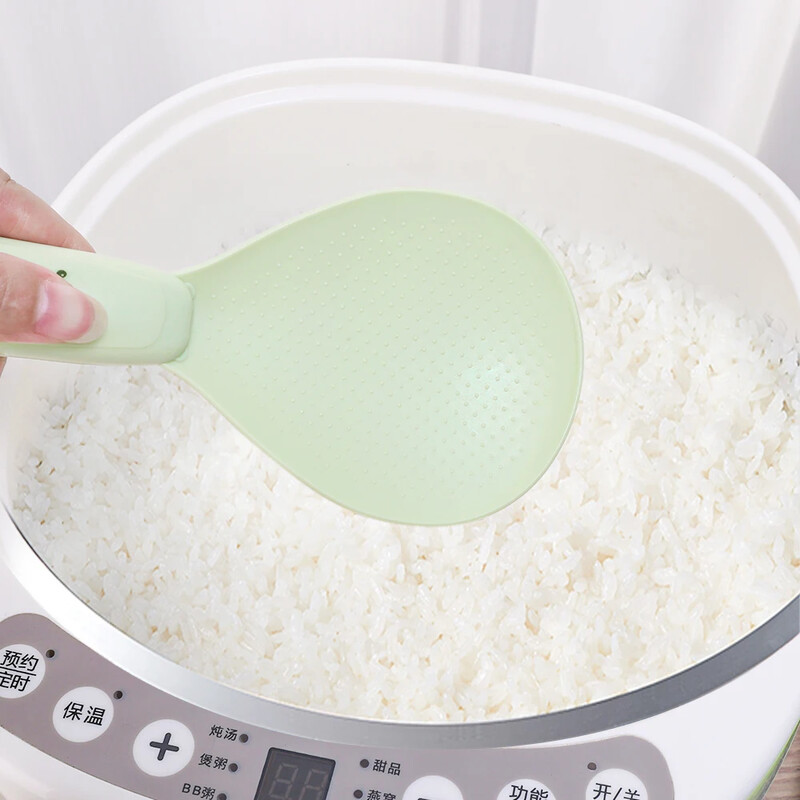 Új rizskanál tapadásmentes tapadásmentes tapadókorongos konzervdoboz, hosszú nyelű rizslapát Hőálló konyhai étkészlet