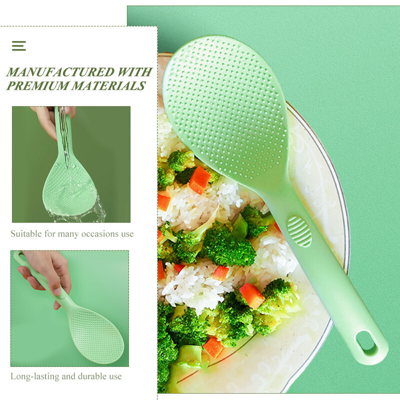 Silikoninis ryžių šaukštas, skirtas namų nešiojamam kaušelio ėmimo įrankiui Daugiafunkcis virtuvės reikmenys