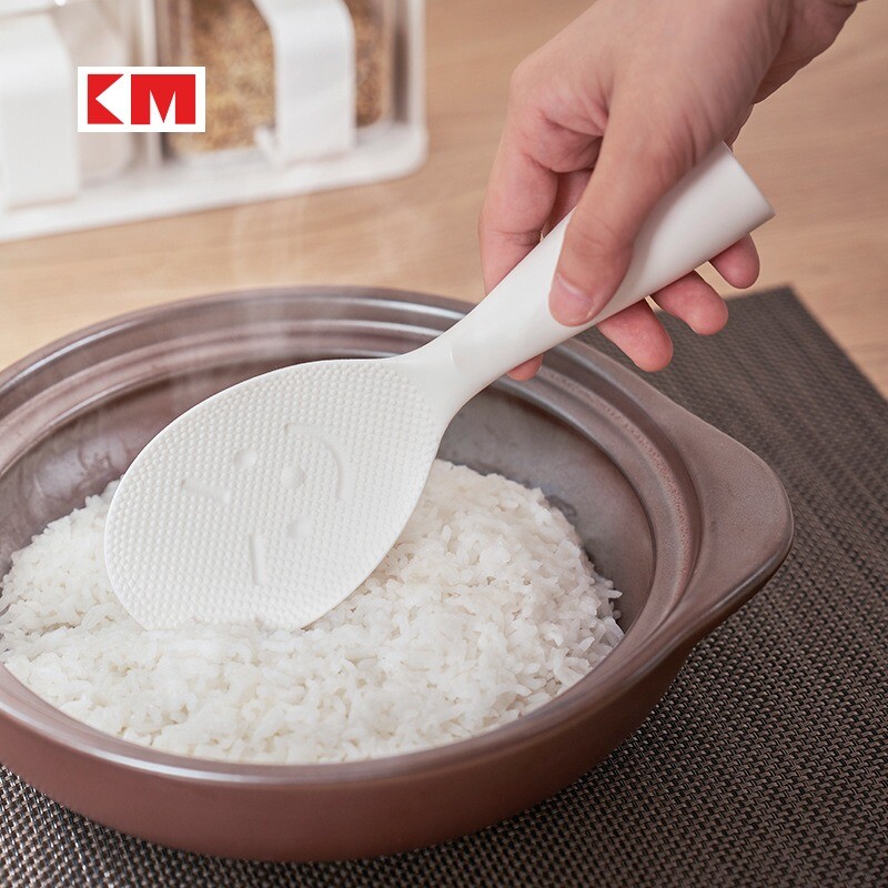 Mājas virtuves lāpstiņas, kas nav lipīgas un stāvošas plastmasas rīsu karotes — ideāli piemērotas gatavošanai katru reizi