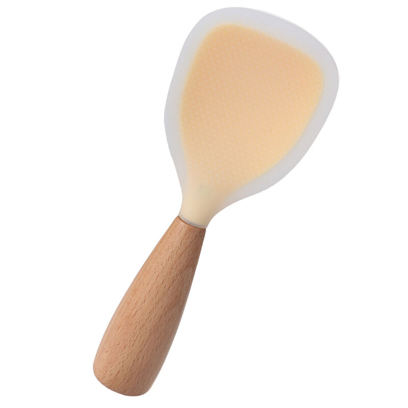 Főzőkanál szilikon rizskanál konyhai kütyü szilikagél tapadásmentes lapátlapát