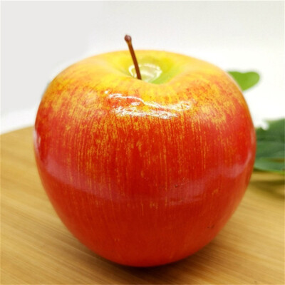 1db karácsonyi alma karácsonyi dekoráció szimuláció gyümölcs alma mesterséges piros alma otthoni konyha Navidad újévi dekoráció
