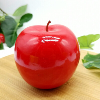 1db karácsonyi alma karácsonyi dekoráció szimuláció gyümölcs alma mesterséges piros alma otthoni konyha Navidad újévi dekoráció