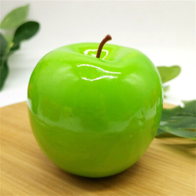 1db karácsonyi alma karácsonyi dekoráció szimuláció gyümölcs alma mesterséges piros alma otthoni konyha Navidad újévi dekoráció