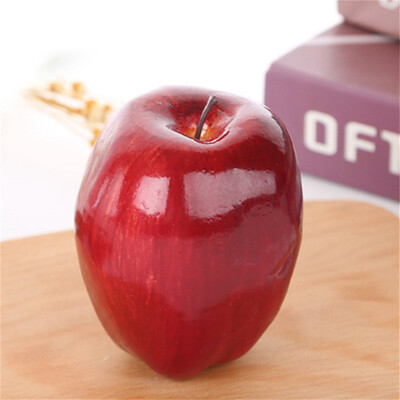 1db karácsonyi alma karácsonyi dekoráció szimuláció gyümölcs alma mesterséges piros alma otthoni konyha Navidad újévi dekoráció