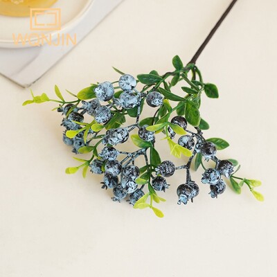 Művirág Gyümölcs Bogyók Hamis növények Dekoráció Karácsonyi Bogyók Hab Virágok Esküvő Otthon Asztaldísz