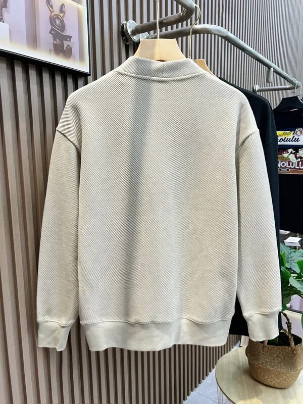 Kötött pulóver Férfi Kardigán Kabát Ikon Gomb Férfi Ruha Kabát V nyakú Fekete zsebekkel Legkeresettebb termékek 2024 Jumperek X