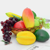 Ukrasna pjena Lažno voće Jabuka Limun Breskva Naranča DIY Plastično umjetno voće Za kućni dekor Dodaci Fotografski rekviziti