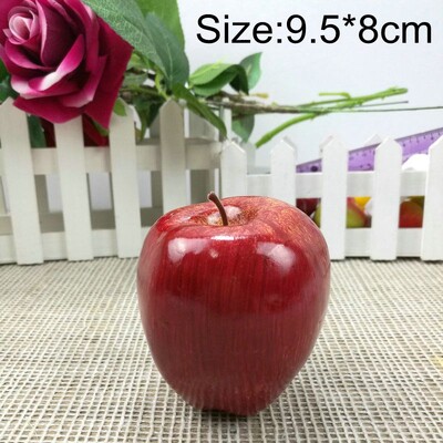 Dekoratyvinis putplastis netikras vaisius obuolys citrinas persikas apelsinas plastikinis dirbtinis vaisius namų dekoravimui.