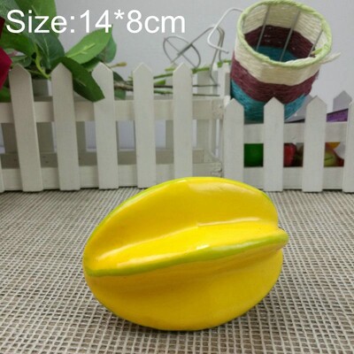 Dekoratyvinis putplastis netikras vaisius obuolys citrinas persikas apelsinas plastikinis dirbtinis vaisius namų dekoravimui.