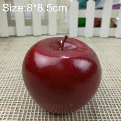 Dekoratyvinis putplastis netikras vaisius obuolys citrinas persikas apelsinas plastikinis dirbtinis vaisius namų dekoravimui.