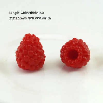 10db Szimuláció Málna Műgyümölcs Hamis Otthoni Kijelző Dekoráció Korai oktatás Fényképezés Kellékek Dekoráció