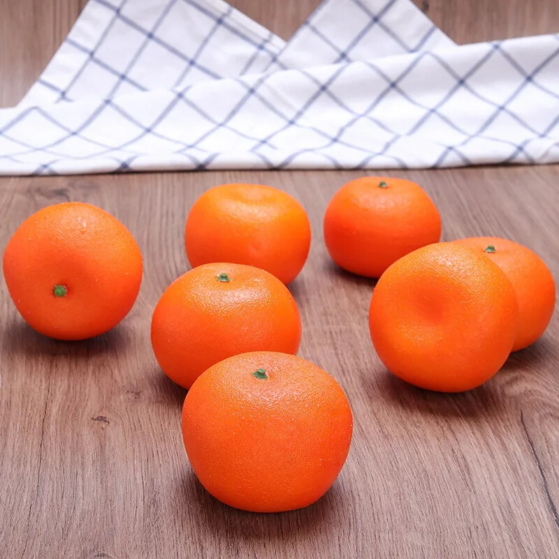 Mesterséges narancsok modell hamis gyümölcs-zöldség modell lakberendezési szimuláció díszfotózás kellékek