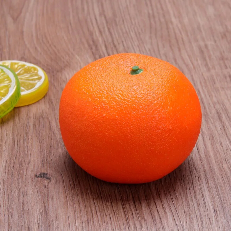 Mesterséges narancsok modell hamis gyümölcs-zöldség modell lakberendezési szimuláció díszfotózás kellékek