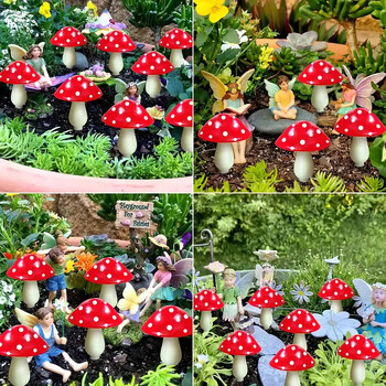 20/12/8LEDS Solar Panel Mushroom Fairy Light Διακόσμηση εξωτερικού χώρου κήπου Αδιάβροχη αυλή με φωτιστικό για Χριστουγεννιάτικη διακόσμηση γάμου