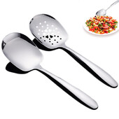 Nerūdijančio plieno didelis serviravimo šaukštas Namų vakarėliui banketui stalo reikmenys suaugusiems maitinimas švediškas stalas ryžiai mentele Vakarienės virtuvės reikmenys