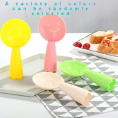 Nelipnus plastikinis ryžių šaukštelis mielas veidukas, ryžių mentelė, viryklė Ilga kepimo ryžių kaušelis virtuvės reikmenys stalo įrankiai