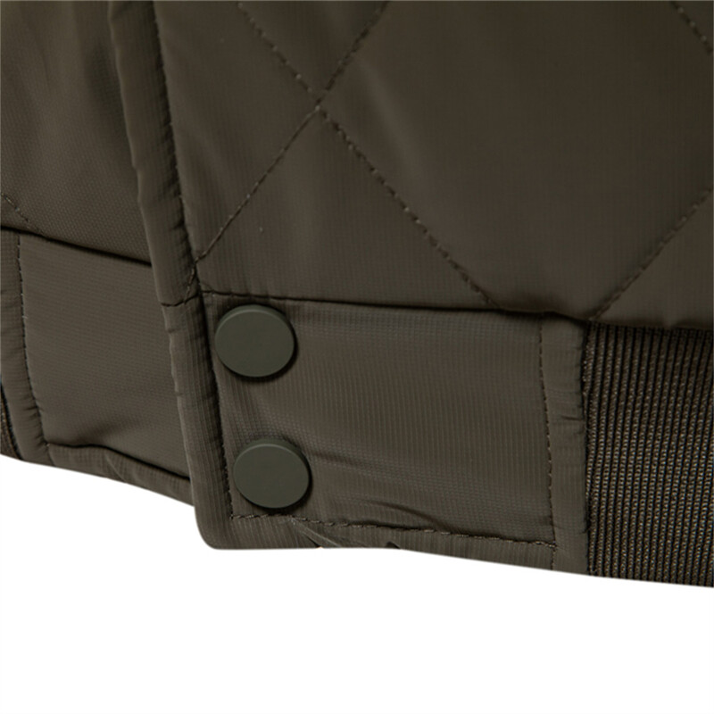 AIOPESON férfi téli patchwork vastag polár bélelt baseball bomber dzseki divat alkalmi meleg felsőruházat kabátok férfi kabátok