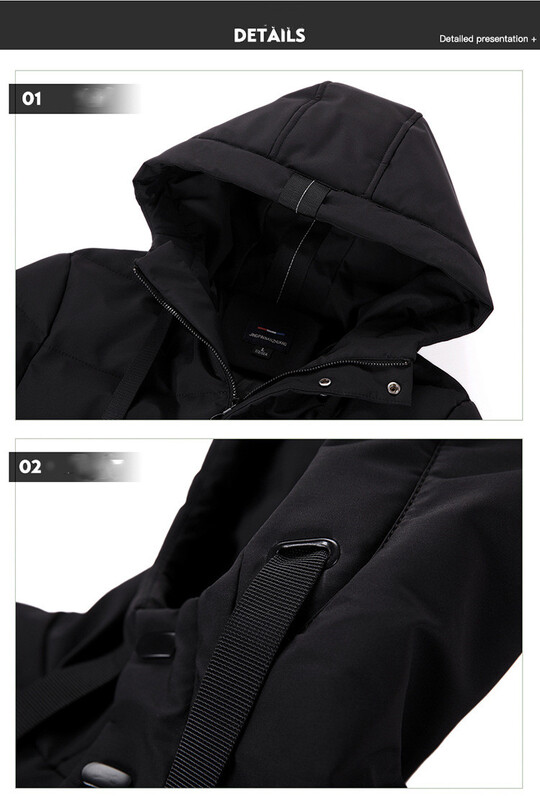 Jauna 2023. gada vīriešu ziemas gara, bieza jaka silta kapuce Parkas vīriešu rudens virsdrēbes mēteļi tērpi klasiski vēja necaurlaidīgi kabatas kokvilnas parka