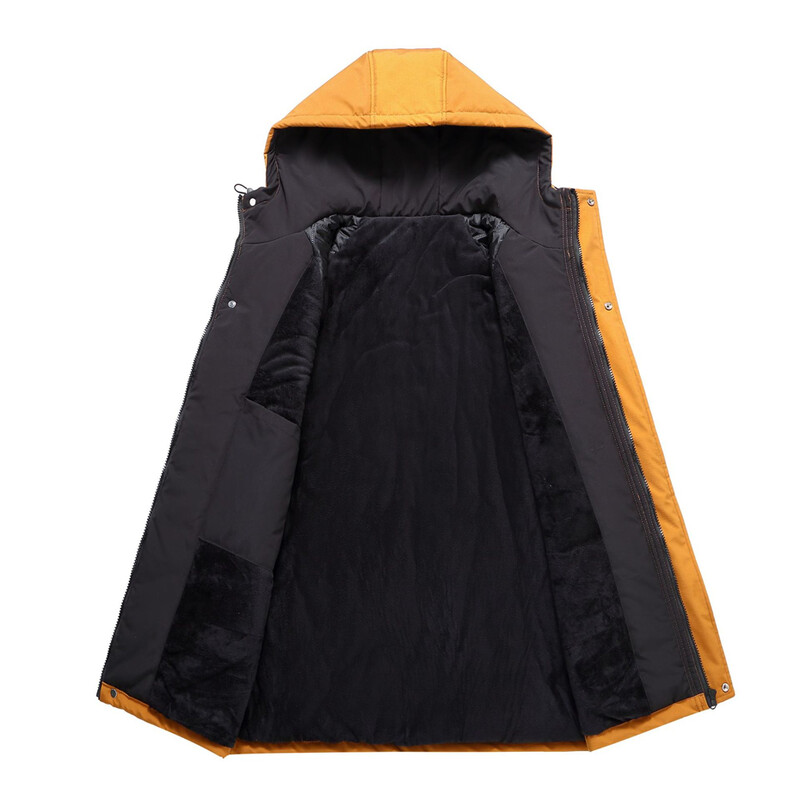 Zimske parke Muške debele jakne od flisa Kaputi Plus veličina 10XL 11XL Modne ležerne patchwork parke Muške velike veličine 11XL Gornja odjeća