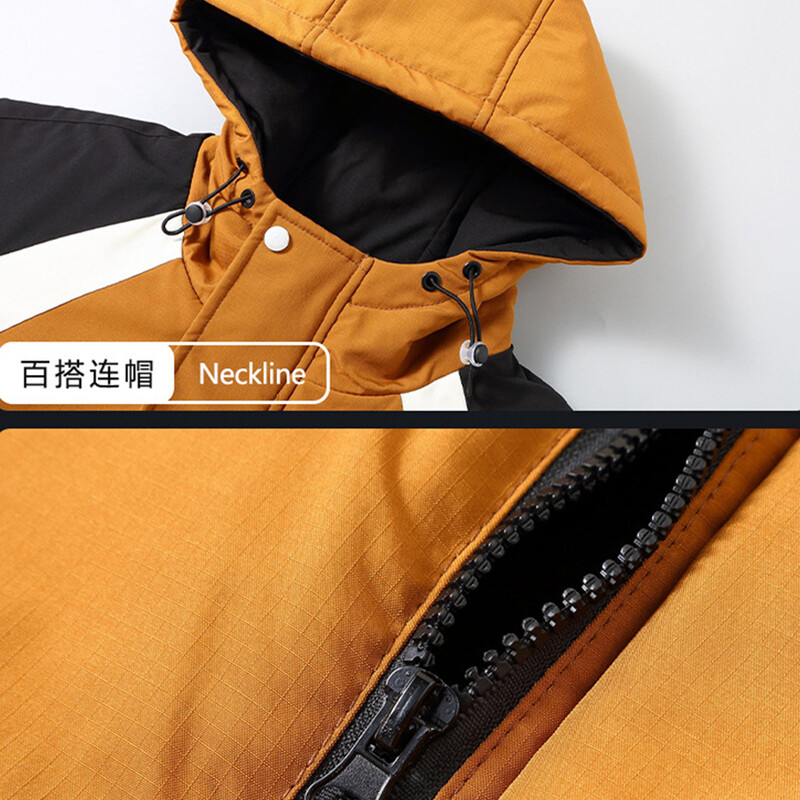 Zimske parke Muške debele jakne od flisa Kaputi Plus veličina 10XL 11XL Modne ležerne patchwork parke Muške velike veličine 11XL Gornja odjeća