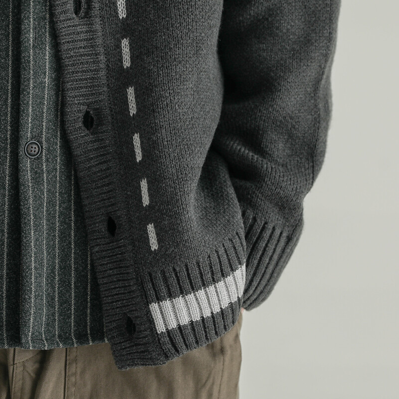 Vīriešu jaka Rudens Vispārīgi šiki, ar garām piedurknēm korejiešu stila Harajuku brīvi Populāra temperamenta vīriešu džemperi Ikdienas jaunums