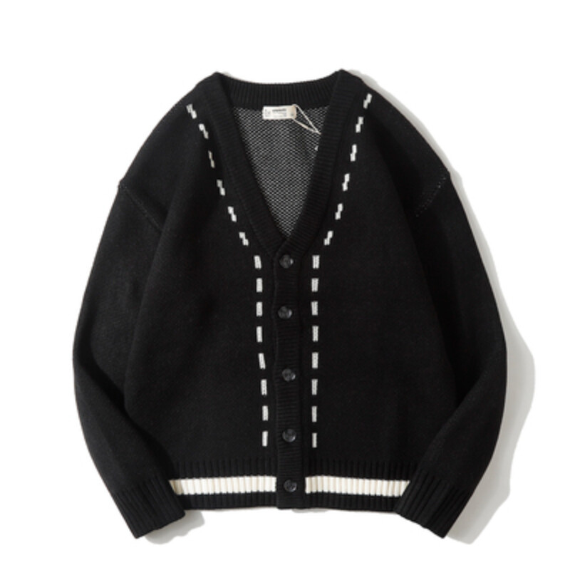 Vīriešu jaka Rudens Vispārīgi šiki, ar garām piedurknēm korejiešu stila Harajuku brīvi Populāra temperamenta vīriešu džemperi Ikdienas jaunums