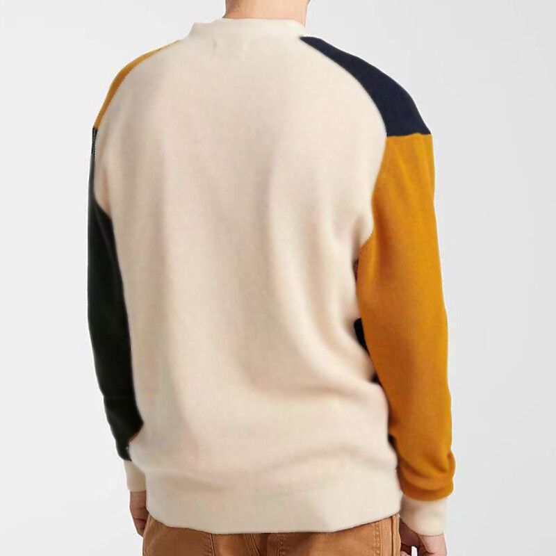 Férfi kardigán könnyű luxus Patchwork kötött V nyakú pulóver kabát hosszú ujjú szabadidő koreai népszerű ruházat Retro kötöttáru M-3XL