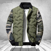 Bomber striukė vyriška kamufliažinė taktinė vyriška žieminė šilta stora aviatoriaus paltas motociklui vyriškas plius dydis 4XL