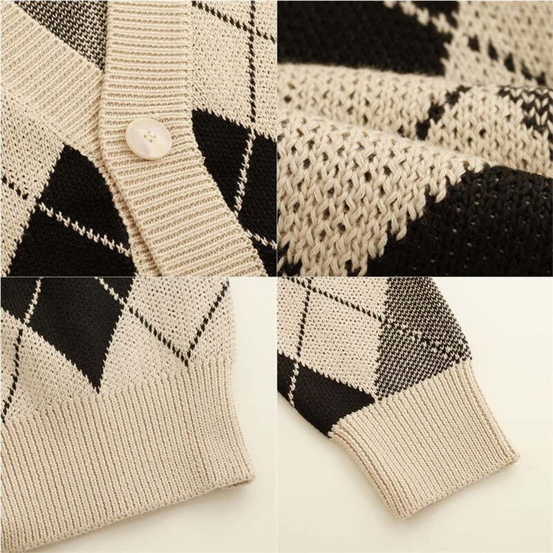 Dark Icon Jakas džemperis Vīriešu Lielizmēra ģeometrisks džemperis vīriešiem Rudens vintage apģērbs Vīriešu džemperi Trikotāžas izstrādājumi