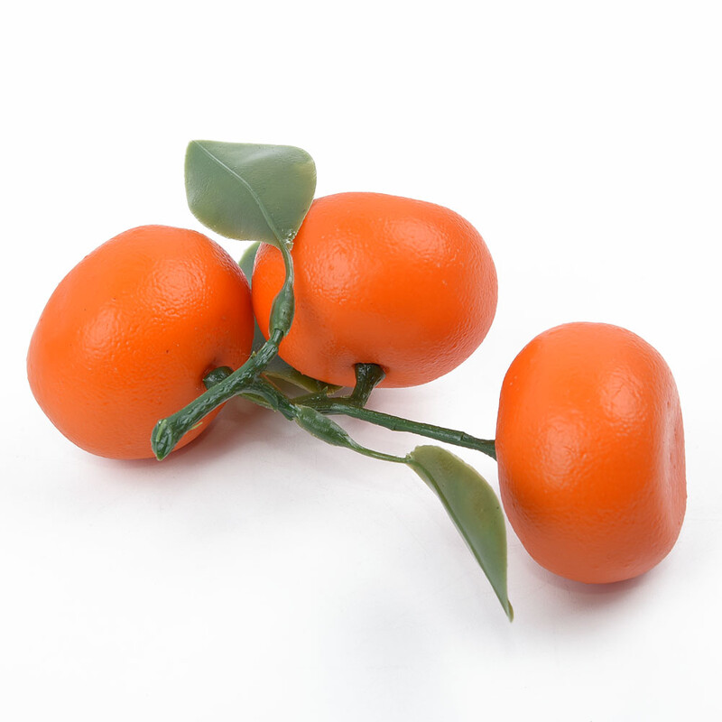 Mesterséges narancs Mandarin Gyümölcs Konyha Hamis gyümölcs étterem Kiállítás Élethű ételdekorációs kellékek otthoni parti dekorációhoz