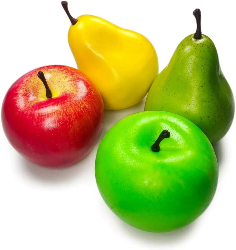 Mākslīgie augļi mājas dekorēšanai, viltotas zemenes, mango, banāni, ballīte, Ziemassvētki, modelis fotosesijai, 14 datori/komplekts