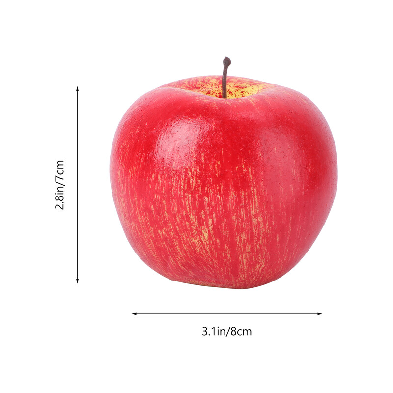 Mesterséges alma Dekoráció Műalma Modellek Élethű alma Nagy alma Hamis hab Gyümölcs Fotó Kellékek Modell dekoráció Otthoni konyha