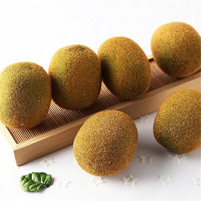 6PCS, модели на изкуствени плодове киви, симулация на фалшиви плодове, декорация на тава с плодове в домашен ресторант, декорация за фотография