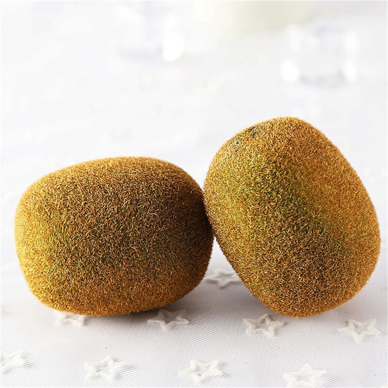 6 gab., mākslīgo kivi augļu modeļi, viltotu augļu simulācijas, mājas restorāna augļu paplātes ballīšu dekorēšana, fotografēšanas rekvizīti