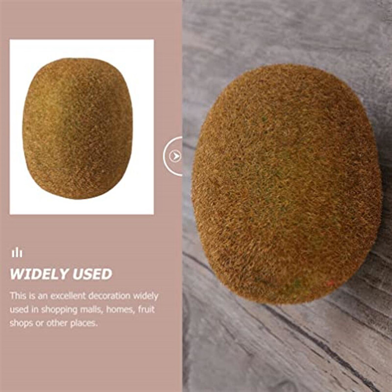 6 gab., mākslīgo kivi augļu modeļi, viltotu augļu simulācijas, mājas restorāna augļu paplātes ballīšu dekorēšana, fotografēšanas rekvizīti