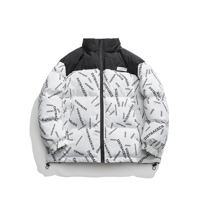 2023. gada vīriešu jaka New Tide zīmola biezināta kokvilnas jaka Vīriešu korejiešu versija dūnu kokvilnas jakai Ziemas jaka polsterēta jaka