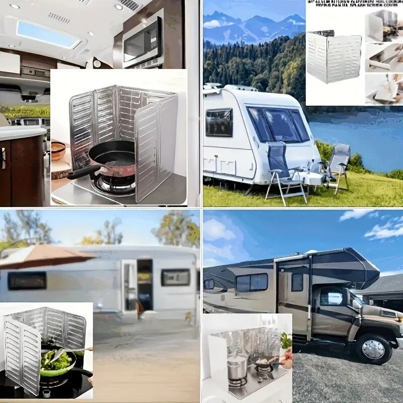 Aliumininė sulankstoma virtuvės dujinė viryklė, pertvara