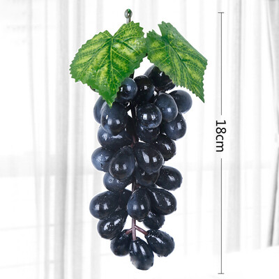 36 vīnogu ķekari Mākslīgie augļi Vīnogu plastmasas viltoti augļi Dzīvs Mājas Kāzu ballīte Dārza dekorēšana Mini imitācijas augļi